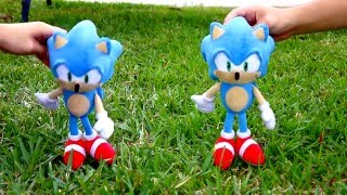 Sonic Plush Imitation Sonic [upl. by Kentigera]