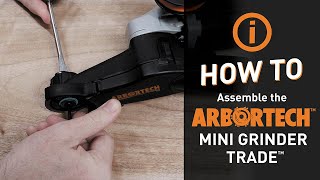 How to assemble the Arbortech Mini Grinder Trade [upl. by Dloraj521]