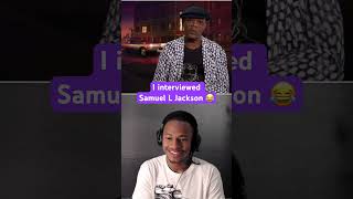 The Samuel L Jackson interview 😂 samuelljackson interview funny kevinhart JaydenMack [upl. by Gnik]