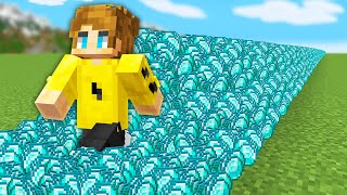 Minecraft But Everything I Touch Turns To Diamond [upl. by Musa]