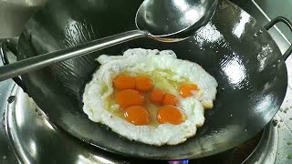 GIANT EGG FRIED RICE  Japanese Style [upl. by Stern]