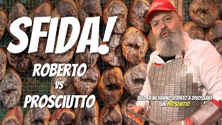 SFIDA DISOSSARE UN PROSCIUTTO CRUDO😳 [upl. by Ruthy]