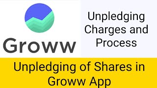 Unpledging of Shares in Groww App  How to unpledge share in Groww [upl. by Llerref751]