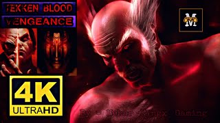 Tekken Blood Vengeance  Devil Jin Vs Devil Kazuya Vs Beast Heihachi Remastered 4K Ultra HD Esubs [upl. by Rastus94]