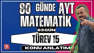 🟥 TÜREV 15 ✅ Türevin Geometrik Yorumu  80 Günde AYT Matematik  AYT Matematik Kampı [upl. by Gabby]