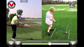 Paul Eakin Junior Golfer 7 months under Coach Susie Redman [upl. by Eirojam]