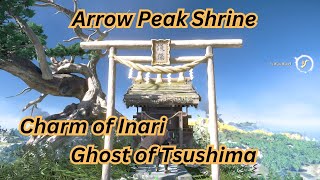 Ghost of Tsushima Arrow Peak Shrine Charm of Inari [upl. by Banebrudge]