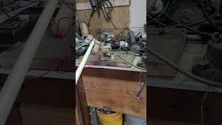 First Test of old Microwave Transformer [upl. by Mullane]