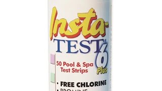 LaMotte  Insta Test 6pool test strips used with UVCsanitized pool [upl. by Aileduab]