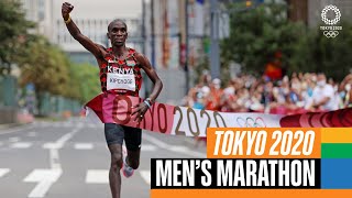 Kipchoge 🇰🇪 wins marathon gold again 🥇  Tokyo Replays [upl. by Aivital]