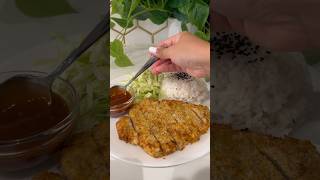 Crispy amp juicy air fryer pork katsu tonkatsu recipe [upl. by Anoiuq]