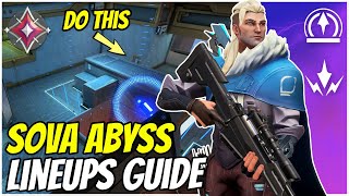 Sova Abyss Lineups  Must Know Tips and tricks Valorant [upl. by Padget457]