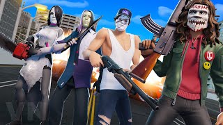 Fortnite Roleplay THE FOREVER PURGE… A Fortnite Short Film [upl. by Ranna]