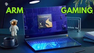 Can you Game on Snapdragon X Elite ARM Laptop [upl. by Trabue]