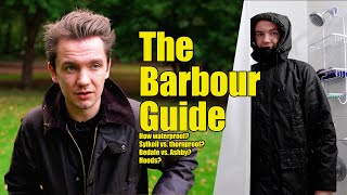 The Complete Barbour Waxed Jacket Guide  Bedale waterproof test [upl. by Sid]