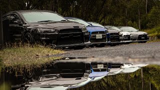 Rainy Day Evo X And Lancer Ralliart Cruise [upl. by Lyford]