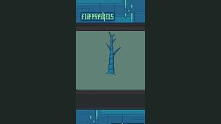 Weird Tree pixel art time lapse shorts pixelart art aseprite animation [upl. by Auliffe161]