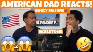 Bugzy Malone  Skeletons Official Music Video AMERICAN DAD REACTS 🇺🇸 [upl. by Boulanger]