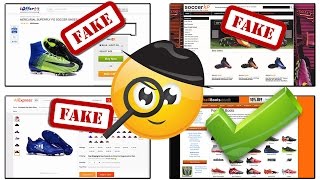 How to Avoid Fake Football Boots amp Soccer Cleat Websites [upl. by Siraval914]