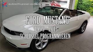 Ford Mustang Schlüssel programmieren codieren nachmachen Funk Fernbedienung anlernen Wegfahrsperre [upl. by Edahc]