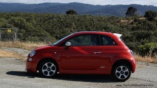 20132014 Fiat 500e Electric Review and Road Test [upl. by Osyth]