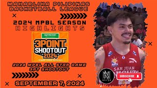 MPBL HIGHLIGHTS 2024 MPBL ALL STAR GAME 3 POINT SHOOTOUT FULL HIGHLIGHTS SEPTEMBER 7 2024 [upl. by Dleifxam327]