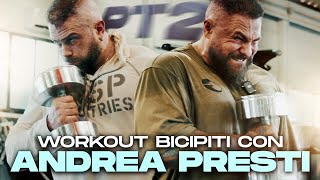 ALLENAMENTO BICIPITI CON ANDREA PRESTI E MAURO SASSI  PT2 [upl. by Slifka253]