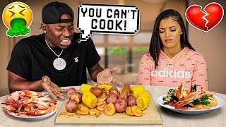 BEING MEAN To My Wife To See How She Would React SHRIMP BOIL SEAFOOD MUKBANG [upl. by Helmer]