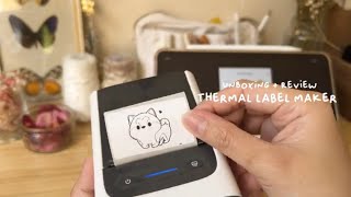 diy sticker printer • bluetooth pocket printer label maker ft Nelkoprint [upl. by Raoul]