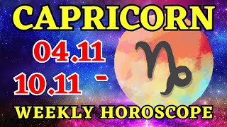 Capricorn ♑ 🤩 𝐌𝐚𝐧𝐢𝐟𝐞𝐬𝐭𝐢𝐧𝐠 𝐘𝐨𝐮𝐫 𝐃𝐫𝐞𝐚𝐦𝐬 🎊 4  10 November 2024 Weekly Horoscope [upl. by Ris883]