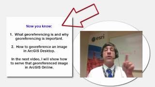 How to georeference a map in ArcGIS Part 2 [upl. by Nosduh]