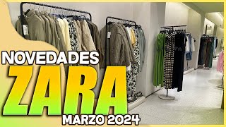 NOVEDADES ZARA PRIMAVERA 2024  NUEVA COLECCIÓN [upl. by Aigil]