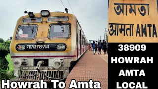 Howrah To Amta Full journey by Local Train  Bengali local train journey vlog [upl. by Scheck37]