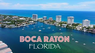 4K Drone Video Around Boca Raton Inlet Beach Lake Inlet Bascule Bridge And More May 2023 [upl. by Nimad]