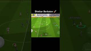 Dimitar Berbatov ☠️🚀 top10goalsinpesmobile efootball iphone [upl. by Towbin735]