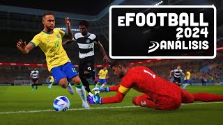 El FÚTBOL de KONAMI MEJORA ¿SUFICIENTE para recordar a PES  ANÁLISIS eFOOTBALL 2024 [upl. by Taveda]