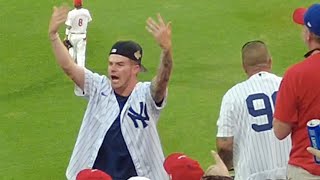 YANKEES FANS INVADE PHILLIES STADIUM [upl. by Otokam642]