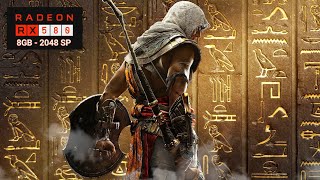 Assassins Creed Origins  Athlon 3000g  RX 580 8gb 2048sp benchmarks [upl. by Can]