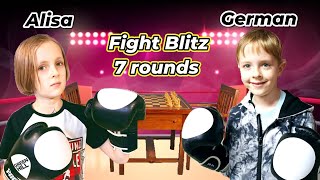 Alisa vs German Acte 2  Blitz  7 rounds [upl. by Anile201]