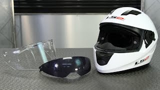 How To Change the LS2 Stream Helmet Shield  Motorcycle Superstore [upl. by Erminna]