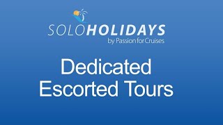 Hosted Dedicated Solo Land Tours Exclusively To Passion For Cruises [upl. by Aroda]