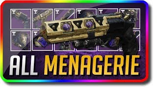 Destiny 2  How To Get All Menagerie Gear Destiny 2 Opulence Menagerie Rune Combos [upl. by Mariya739]