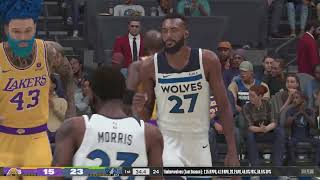 NBA 2K24 Tune Squad vs Timber WolfLine rematch [upl. by Eciral678]