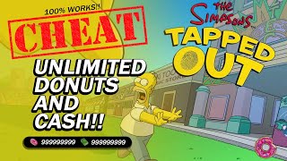 The Simpsons Tapped Out Cheat Unlimited Donut [upl. by Bradski285]