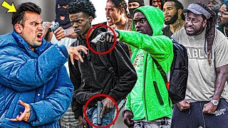 Throwing GANG SIGNS in Chicago Hood GONE WRONG MUST WATCH [upl. by Hayidan96]