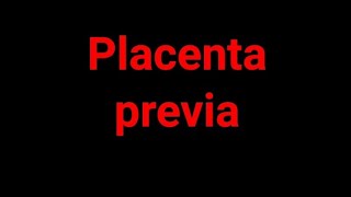 Placenta previa Ultrasound basics [upl. by Sesiom]