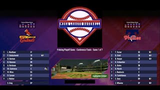 MGLB 2024 Playoffs NLCS Game 1  St Louis Cardinals  Philadelphia Phillies [upl. by Harol758]