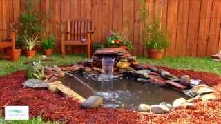 How to Add a Small Waterfall to Your Pond [upl. by Bradshaw]