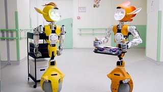 AI robots transform hospitals and battlefields [upl. by Ojillib]