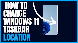 How to change windows taskbar location Windows 11 Version 22H2 or higher [upl. by Sarajane]